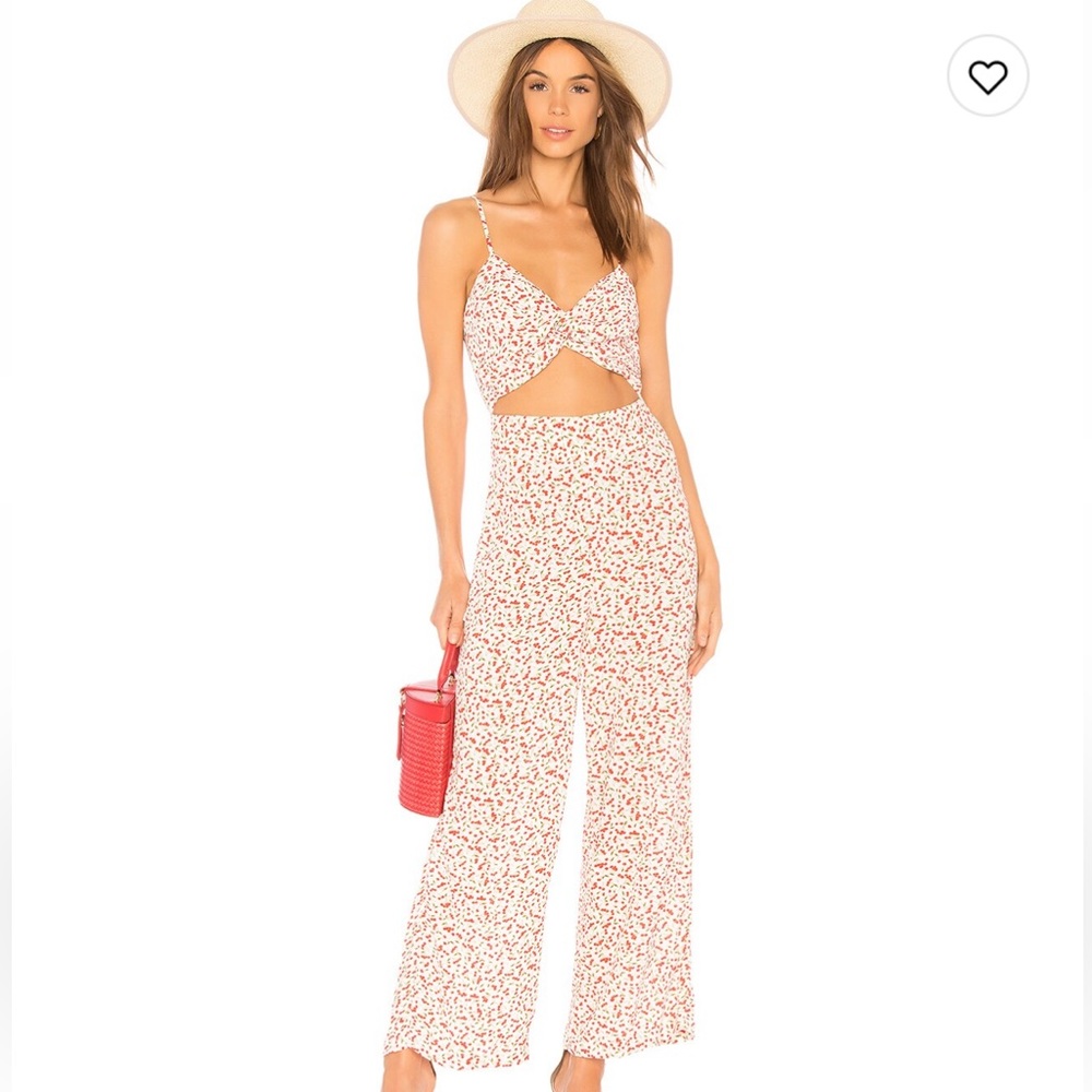 Flynn skye cherry jumpsuit